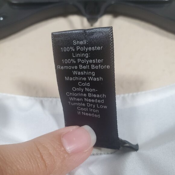 Ann Taylor Gingham Fit & Flare Dress – Size 16 - Picture 7 of 7